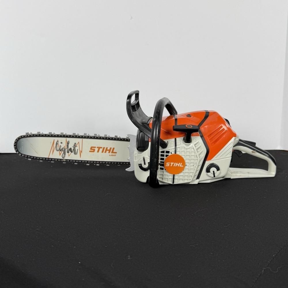 STIHL Orange/Gray 16.5" Kids Battery Toy Chainsaw w/ Sound Works Tested
